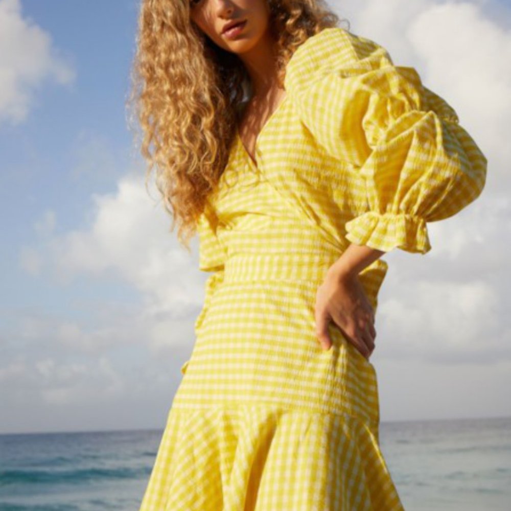 Paper London yellow dress